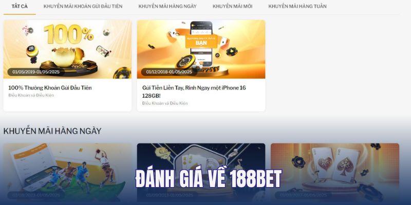 188Bet sở hữu quy trình vận hành chuyên nghiệp